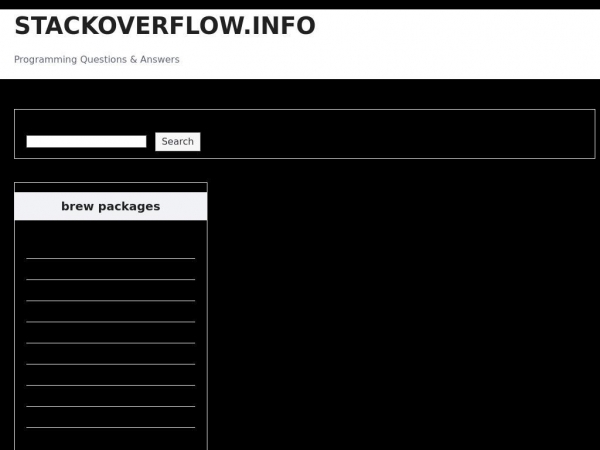 stackoverflow.info